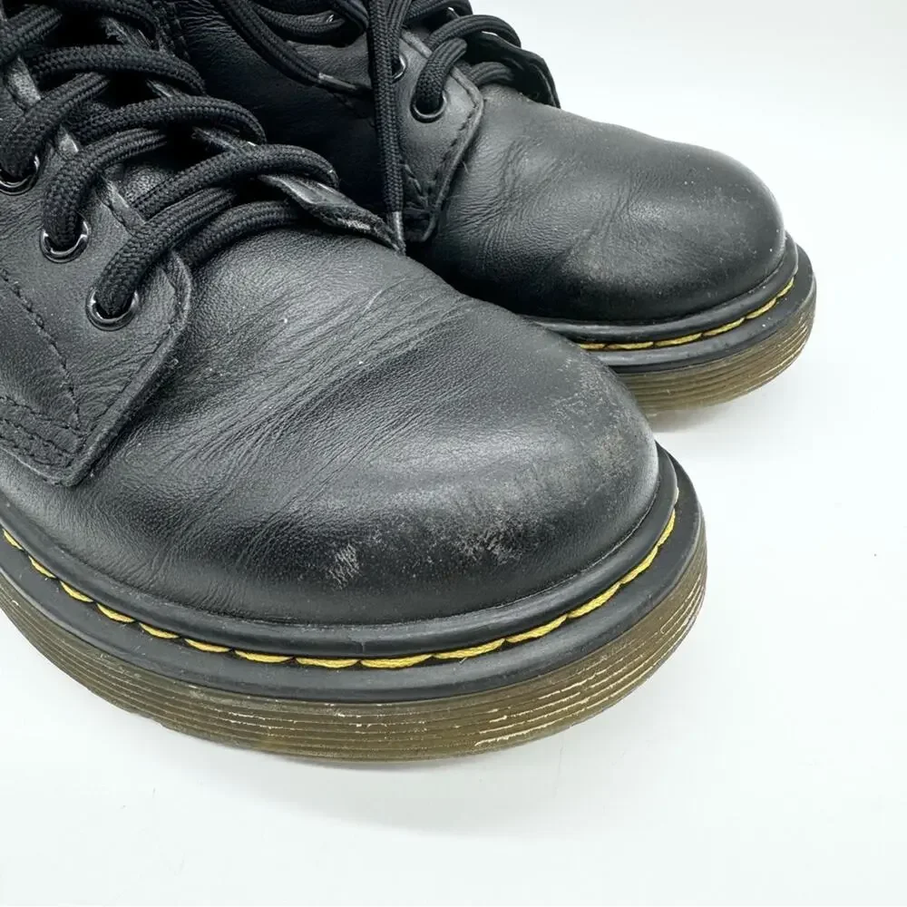 Dr. Martens1460 Kids‎ Smooth Leather Lace Up Boots Black Size 13 Grunge 90s